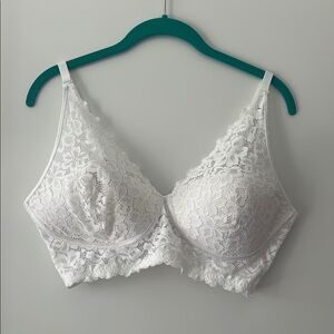 Elegant White Lace Bralette